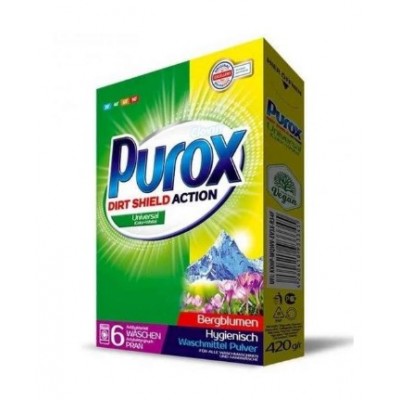 Порошок для прання Purox Universal Color+White 420 г, к/к (97-105)